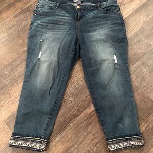 Democracy Embellished jeans size 18 W
